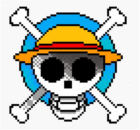 Ace One Piece Pixel Art