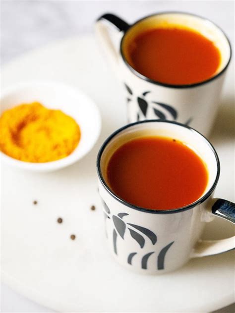 Turmeric Tea Recipe And Benefits Dassana S Veg Recipes