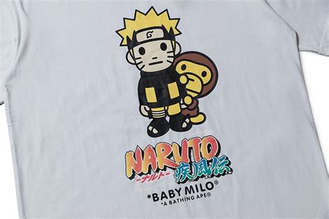 Bape X Baby Milo X Naruto Tee