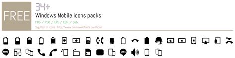 34 Windows Mobile Icons Packs Free Downloads Onlinewebfontscom