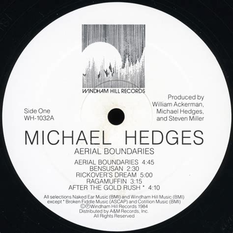 Michael Hedges Aerial Boundaries Lp Plak Deform Müzik