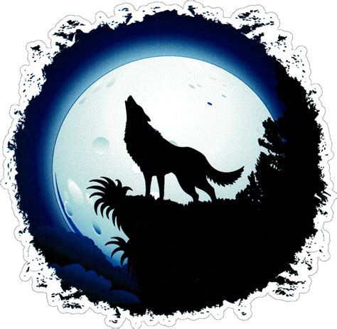 Wolf Howling At The Moon Drawing Easy Coyote Howling Moon