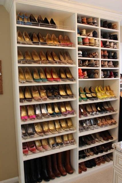 Do you think shoe rack for closet floor appears to be like great? Spectacular Shoe Storage - Contemporary - Closet - DC ...