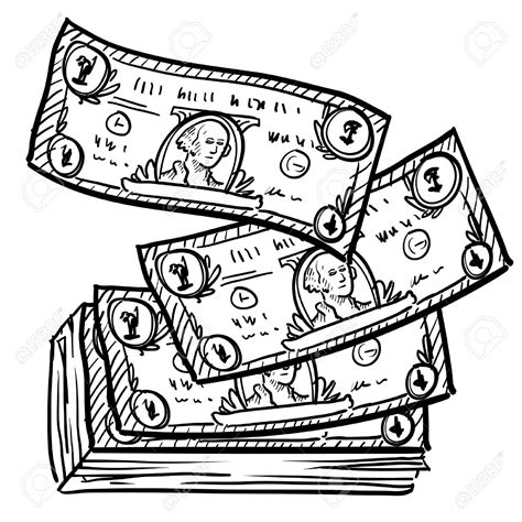 Clipart Money Bills Black And White 20 Free Cliparts Download Images