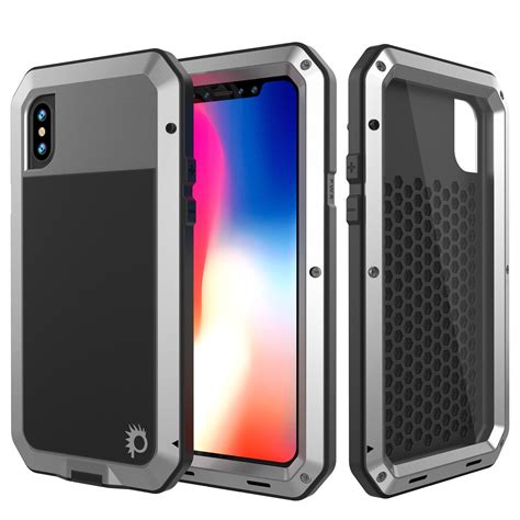 Iphone X Metal Case Heavy Duty Military Grade Rugged Armor Cover