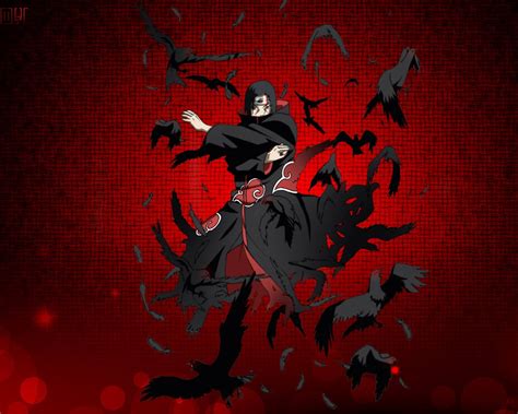 Download Akatsuki Itachi Pfp Crow Clone Technique Wallpaper