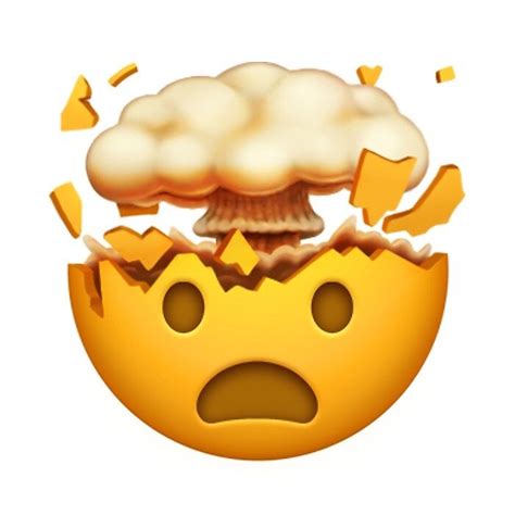 Emoji Exploding Head By Wazeo Redbubble