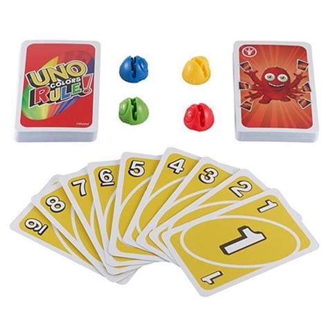 Uno Colors Rule Card Game Entertainment Earth