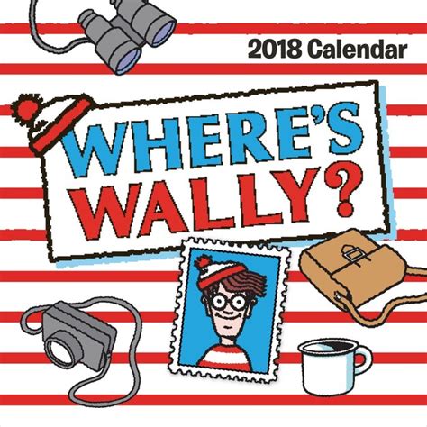 Buy Wheres Wally 2018 Square Wall Calendar At Mighty Ape Nz