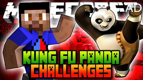 Minecraft Kung Fu Panda Challenges Youtube