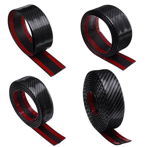 The interior of the car becomes appealing and renders an extraordinary experience when you enter inside. 1M / 2.5M Car Carbon Fiber Door Sill Protector Rubber Edge ...