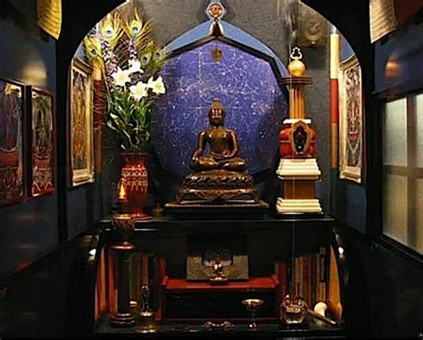 Buddha Weekly 0a Home Shrine Can Also Be Elaborate A Lifes Work In A