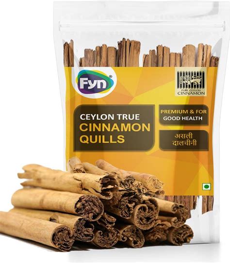 Fyn True Ceylon Cinnamon Quills Authentic Sri Lankan Dalchini Whole