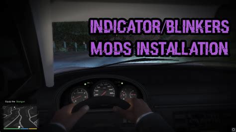 How To Install Car Indicatorblinkers Mod In Gta 5 Pc Youtube