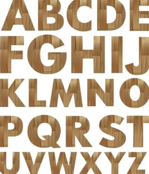 Free Wooden English Alphabet Titanui English Alphabet Alphabet