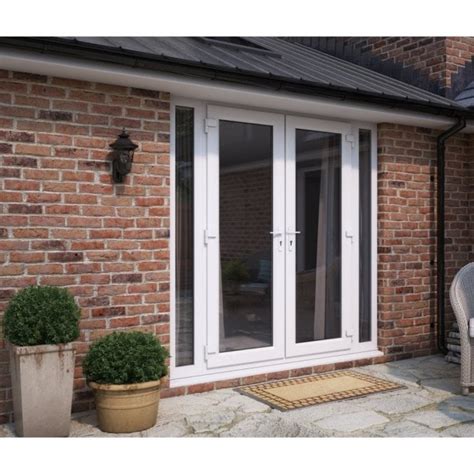 Upvc French Door With 2 Narrow Side Panels 2090mm X2090mm French