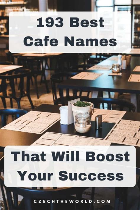 193 Best Cafe Names That Will Boost Your Business Success