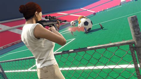 Gta 5 Online Adds A Wild New Mode Involving Giant Soccer Balls Sniper