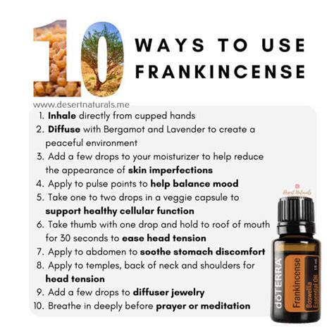 DoTERRA Frankincense Essential Oil Dawn Goehring Desert Naturals