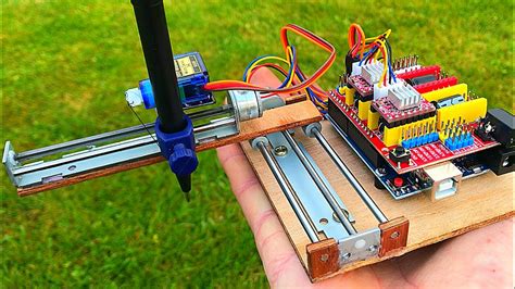 How To Make Mini Cnc Drawing Machine Arduino Project Youtube