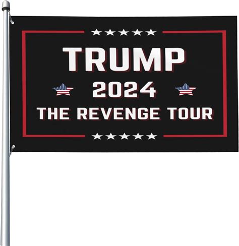 Trump 2024 The Revenge Tour Flag 3x5 Pro Trump 2024 The