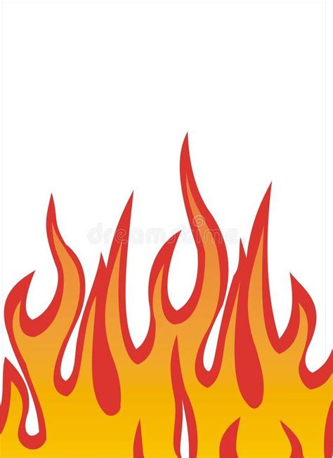 Flames Illustration Vector Illustration Of Fire Flames Aff