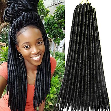 Set of female afro hairstyles. Braiding Hair Havana Faux Locs 100% kanekalon hair ...