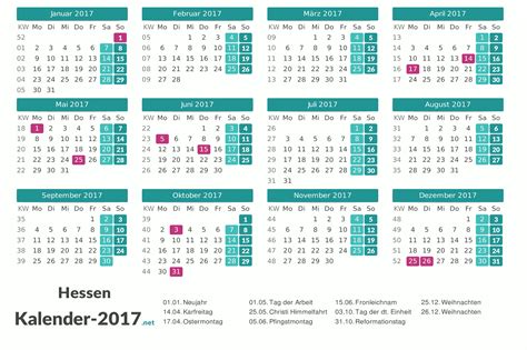 Dieser kalender 2021 entspricht der unten gezeigten grafik, also kalender mit kalenderwochen und feiertagen, enthält aber zusätzlich eine übersicht zum kalender, welcher. FEIERTAGE Hessen 2017