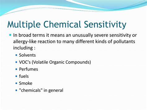 Multiple Chemical Sensitivity Pictures
