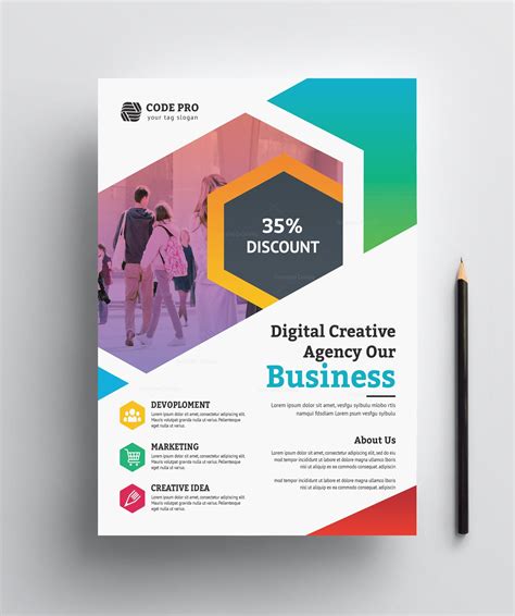Education Business Flyer Design Graphic Prime Graphic Design Templates