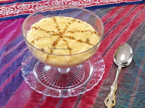 Arroz Doce Portuguese Rice Pudding Celebration In My Kitchen Goan