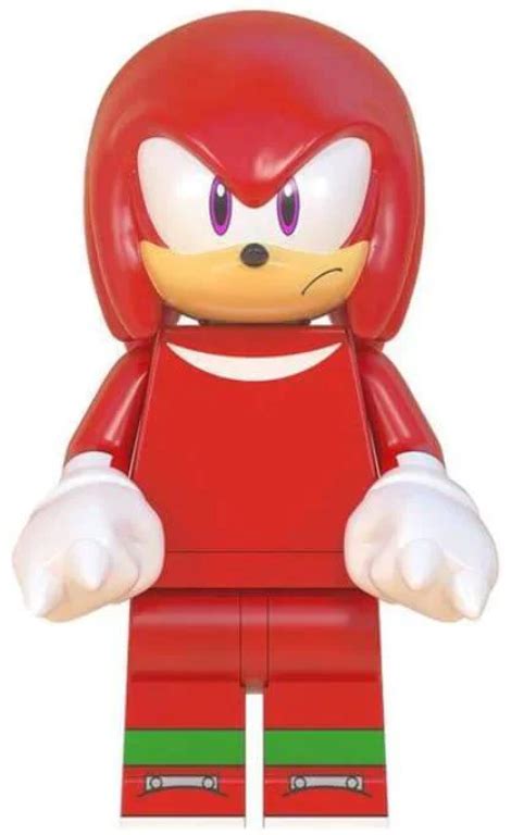 Lego Sonic Minifigures Knuckles The Echidna By Optimushunter29 On