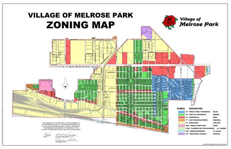 Zoning Map Village Of Melrose Park
