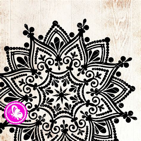 Download 299+ Mandala Wall Art Svg File Include SVG PNG EPS DXF