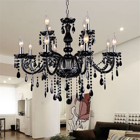 A Chandelier Hanging From The Ceiling In A Living Room