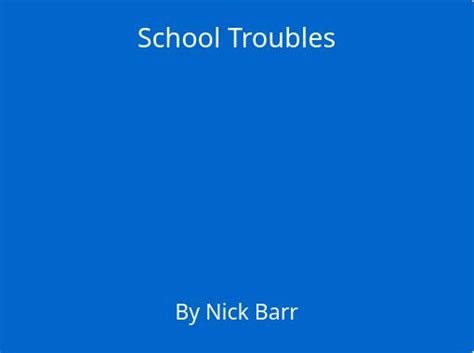 School Troubles Free Stories Online Create Books For Kids