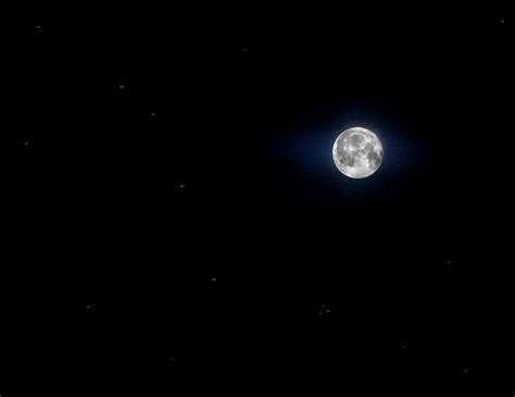Full Moon Illustration Moon Stars Full Moon Night Sky Night Time