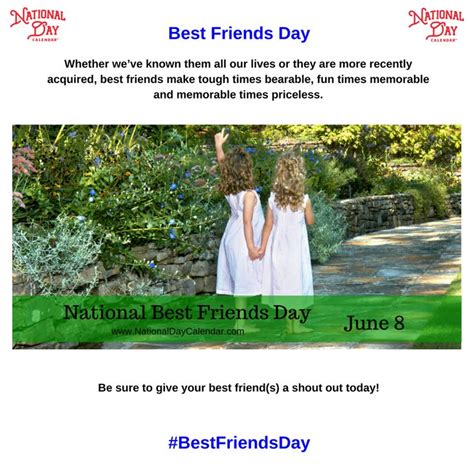 National Best Friends Day June 8 Best Friend Day National Best Friend Day Friends Day
