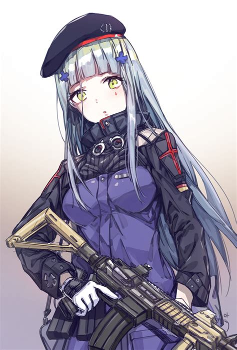 Hk416 Girls Frontline Drawn By Aningay Danbooru