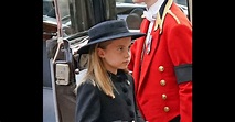 La princesse Charlotte de Galles - Arrivée à la Cérémonie funèbre en La ...