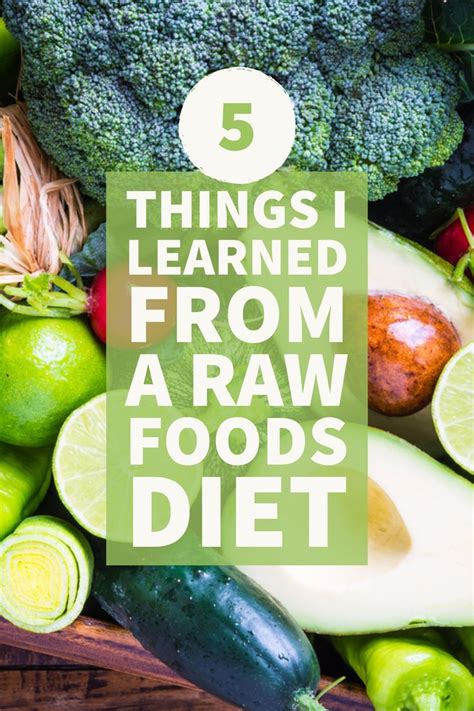5 Thing I Learned On A Raw Vegan Diet Blog Raw Vegan
