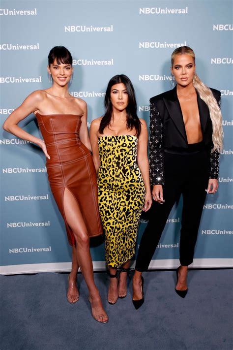 Khloe And Kourtney Kardashian And Kendall Jenner At Nbcuniversal