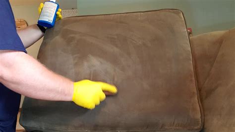 Upholstery Cleaning Of A Dirty Microfiber Couch Youtube