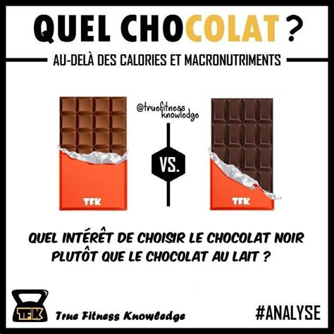 Chocolat Noir Ou Au Lait Regardons Au Delà Des Calories Et