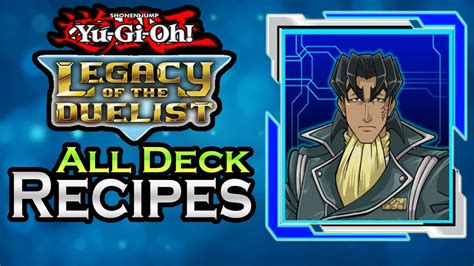 Yu Gi Oh Legacy Of The Duelist All Tetsu Trudges Deck Recipes Youtube