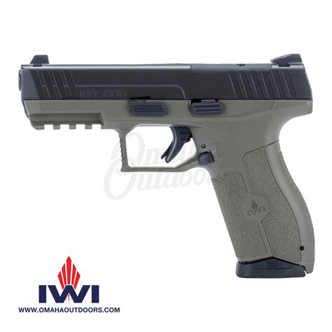 Iwi Masada Optics Ready Od Green Pistol 9mm 17 Rd Threaded Barrel