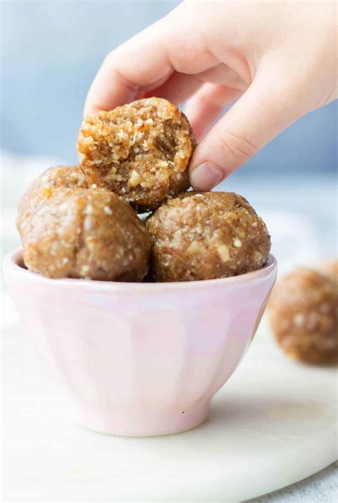 no bake date coconut energy bites eating by elaine