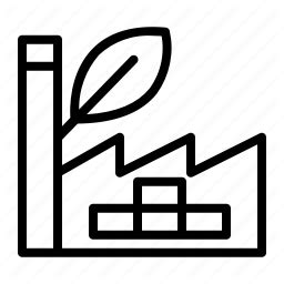 Eco factory, ecology, factory, green factory icon - Download on ...