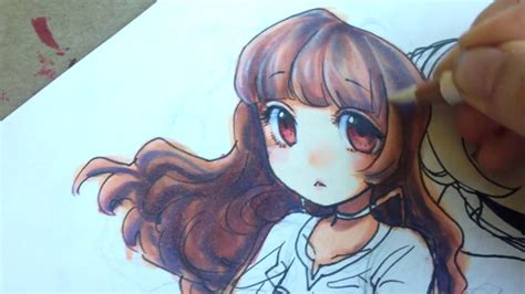 Anime Eyes With Markers Anime Tutorial Coloring Eyes With Copic