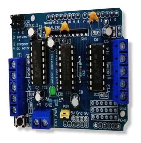 Arduino Shield L293d Para Motores Dc A Pasos Y Servos En Venta En